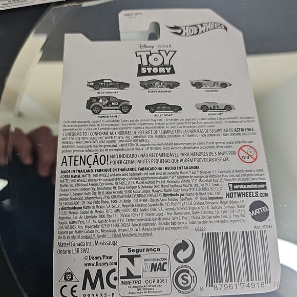 Toy Story Diecast Car Lot Of 3 Rex Woody Lightyear Chevelle SS - Picture 7 of 8